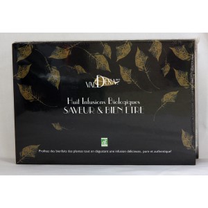 Coffret Valdena - 8 infusions bio Saveurs et bien-&ecirc;tre