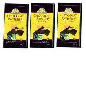3 tablettes chocolat patissier